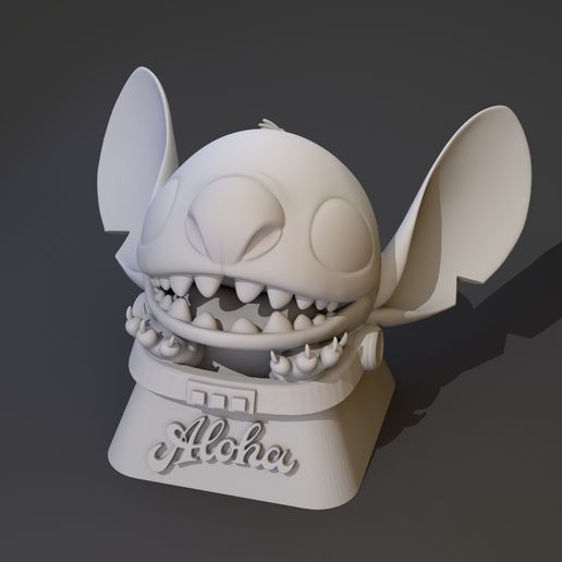 Stitch Keycap - DIGITAL FILES FOR 3D PRINTING - KEYCAP FOR MECHANICAL KEYBOARD 3D model