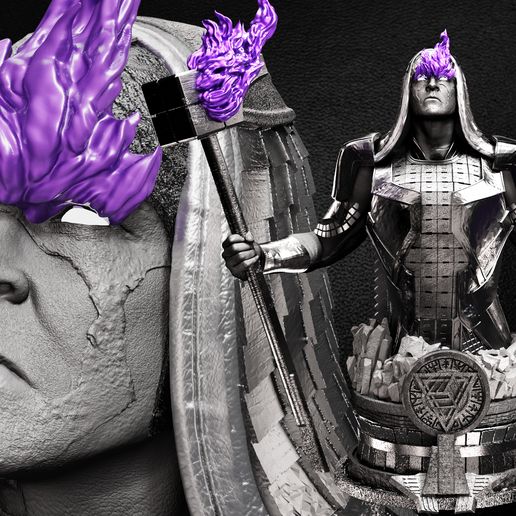 👤 Wicked Marvel Ronan Bust: Tested and ready for 3d