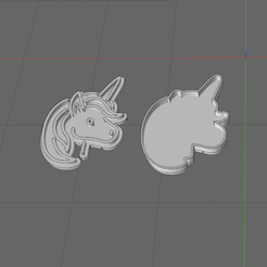 unicorn.png Download STL file Unicorn cookie cutter • Model to 3D print, 3dZ