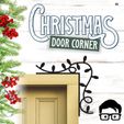 043a.jpg 🎅 Christmas door corners vol. 5 💸 Multipack of 8 models 💸 (santa, decoration, decorative, home, wall decoration, winter) - by AM-MEDIA