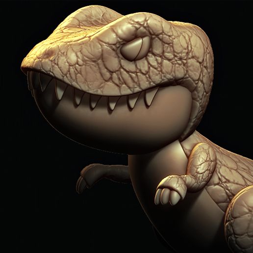 Tyrannosaurus Rex Chibi 3D model