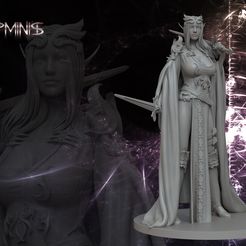 NANKA-VESTIDA.jpg Fichier STL GUERRIER ELFE POUR RPG MARTEAU DE GUERRE・Objet imprimable en 3D à télécharger