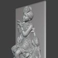 k2.jpg Lord Krishna with Flute and Peacock Model in Frame