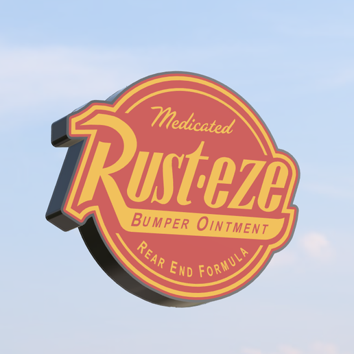 3MF file Rust-eze Disneys Cars Lightbox 🪞 ・3D print design to download ...