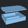 Captura-de-Pantalla-2023-03-17-a-las-14.55.03.jpg STL file MAGNETIC LID TRAY BOX WEED TRAY-BOX 3 180X140X45MM EASY PRINT PRINTING WITHOUT SUPPORTS・3D printable design to download
