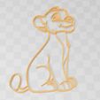 Simba.jpg Line art Simba lion king