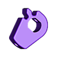 LatchL_v3.stl Fichier STL gratuit Boucle "Alien" (pour ceinture 35mm).・Modèle imprimable en 3D à télécharger