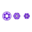 Triple spiral fidget.stl Triple Spiral Fidget Toy