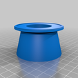BT-80_Nozzle_No_Shoulder_29mm.png Free STL file BT-80 Simulated Nozzle・Design to download and 3D print, JackHydrazine
