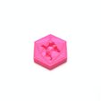 4 pink.JPG paper weight by TITAN Corporation