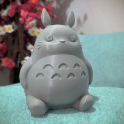 totoro_1.jpg Totoro Piggy Bank 3D Print File .STL 12.5x12x15cm