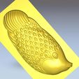 FISH5.jpg fish model of relief for cnc or 3d printing