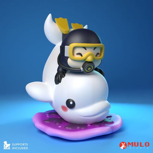 🪸 Chibi Dave・ 3D File for 3D printing・Cults