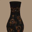 flower_vase_view_4_texture.jpg flower vase with flower pattern
