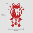 size.png 06 Christmas Garlands Panel Collection - Door Decoration