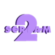 SCREAM 2 V1 Logo Display by MANIACMANCAVE3D.stl SCREAM 2 V1 Logo Display by MANIACMANCAVE3D