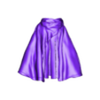 revisedhooddowncape.stl Eeko Dio Daki 6 inch scale figure