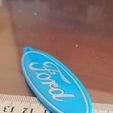 ford1.jpg Ford Logo and keyring 2 Colours single extruder