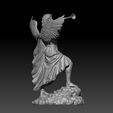 03.jpg Erzengel Gabriel Statue - 3D-Druck STL