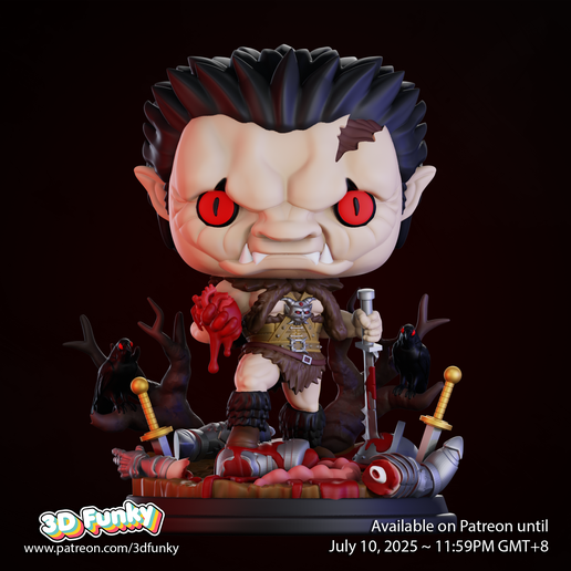 🎨 Nosferatu Zodd - Berserk・ 3D File for 3D printing・Cults