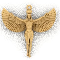 1.jpg STL file I said Goddess Isis・3D print object to download, iturrios0611