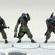 P-AX205C-W3.jpg Dust 1947 - Axis -  Laser Grenadier Command Squad Proxy (Supported)