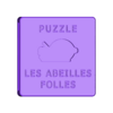 PUZZLE-BOITE-HAUT.STL BEE & HEAD PUZZLE 🐝