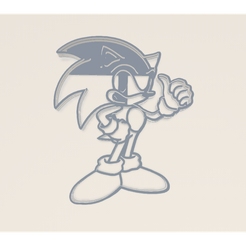 Sonic Full body.stl.png STL file Sonic The Hedgehog・3D print design to download