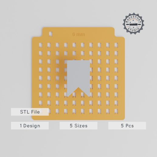 product_1347-01_main.jpg Tag Stencil Set, 5 Sprinkle Sizes, Perfect for Cocoa, Sugar & Edible Glitter