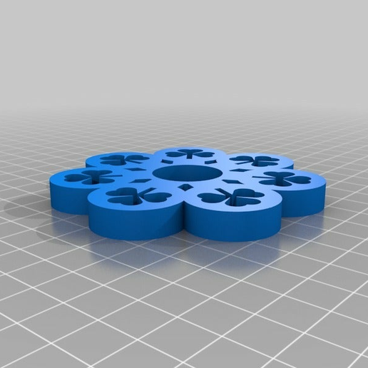 7 clover spinner - 3D model önizlemesi