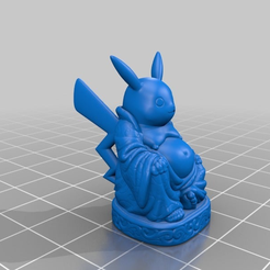 050573ade9bed0b92f0f82573febcfe3.png Free STL file Pikachu Buddha・3D printable model to download