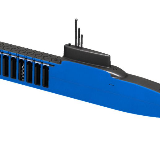 3.jpg Typhoon Class Submarine 3d Model