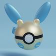 pokeball-minun-render.jpg Pokemon Minun Pokeball