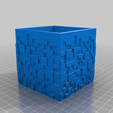 box.png STL file Textured Minecraft Grass Block Box・3D printable model to download