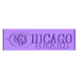 Chicago Banner .stl Chicago Bears banner 1