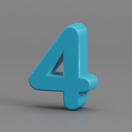 Number 4 Letter
