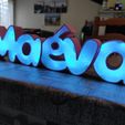 267738386_1109174416521419_6393801441411502836_n.jpg Maéva , Luminous First Name, Lighting Led, Name Sign