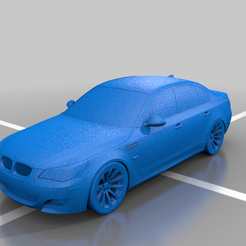 m5_all.png Free STL file BMW M5 E60・Model to download and 3D print