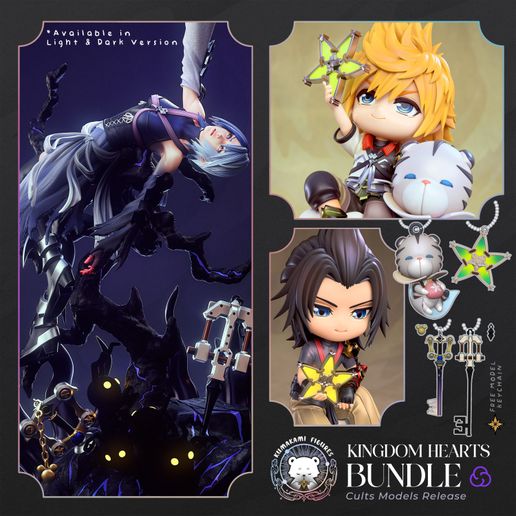 Kingdom Hearts Bundle 3D model