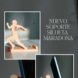 mmm.jpeg Support Silhouette Maradona running