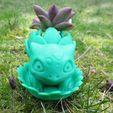 IMG_8215.JPG Blooming Bulbasaur Planter With Leaf Drainage Tray