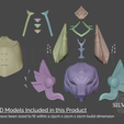 2.png Cyno Burst Headpiece for Cosplay - Genshin Impact - Instant Download STL Files for 3D Printing