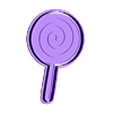 Chupetin.stl CANDY LOLLIPOP COOKIE CUTTER