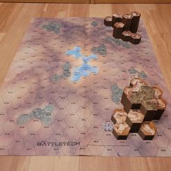 Make-1.jpg Бесплатный STL файл КЛАССИЧЕСКАЯ КАРТА МЕСТНОСТИ BATTLETECH (+ВАРИАНТЫ)・Модель для загрузки и 3D-печати