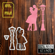 Casal-Romantico.png [50% OFF] COOKIE CUTTERS - Romantic Couple + Lamp Post