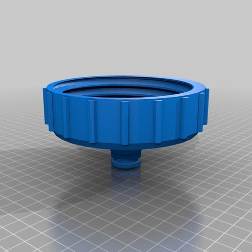 IBC CAP S100x8 GARDENA - V2 - 3D model önizlemesi