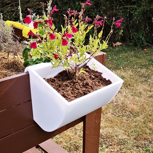 Hanging planter, Window box STL File for 3D printingCults