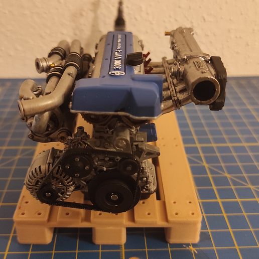🚗 TOYOTA SUPRA 2JZ GTE VVT-i - ENGINE・3D Print with the Elegoo