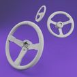 wheel_main_2.jpg Conjunto de volante - 1/24 - Acessórios para modelos à escala