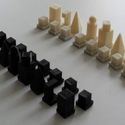 bauhaus_display_large_display_large.jpg STL-Datei Bauhaus Model I 1922 Chess Set kostenlos・3D-Drucker-Modell zum herunterladen